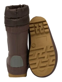 Gummistiefel in Dunkelbraun