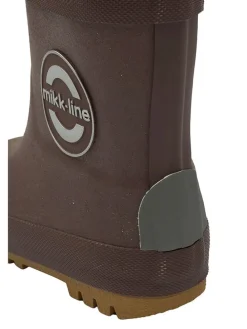 Gummistiefel in Dunkelbraun