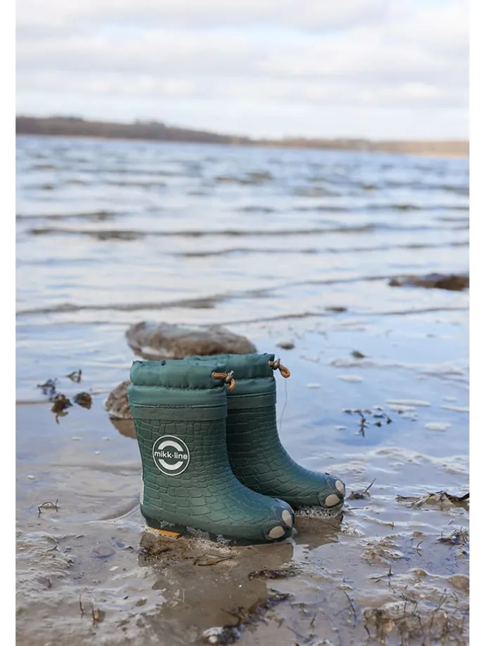 Gummistiefel in Dunkelgrün