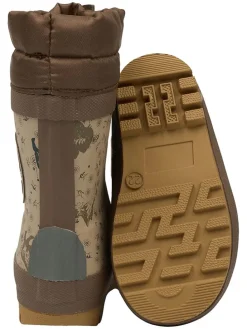 Gummistiefel in Hellbraun