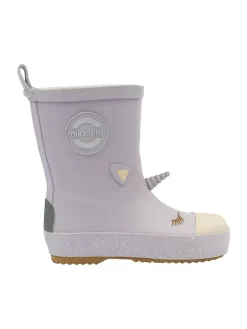 Gummistiefel in Lila