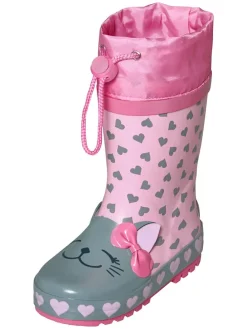 Gummistiefel in Rosa