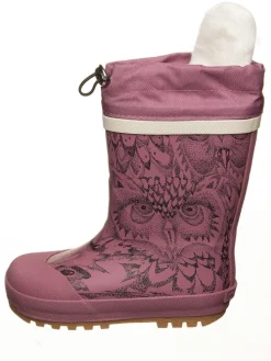 Gummistiefel in Rosa/ Schwarz
