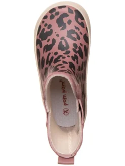 Gummistiefel in Rosa/ Schwarz