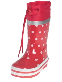 Gummistiefel in Rot
