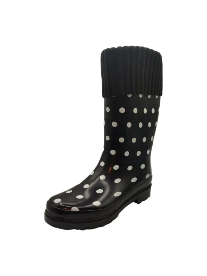 Gummistiefel in Schwarz