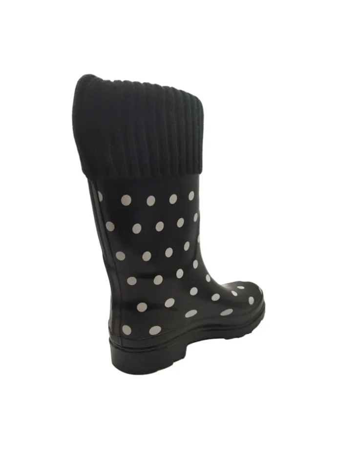 Gummistiefel in Schwarz