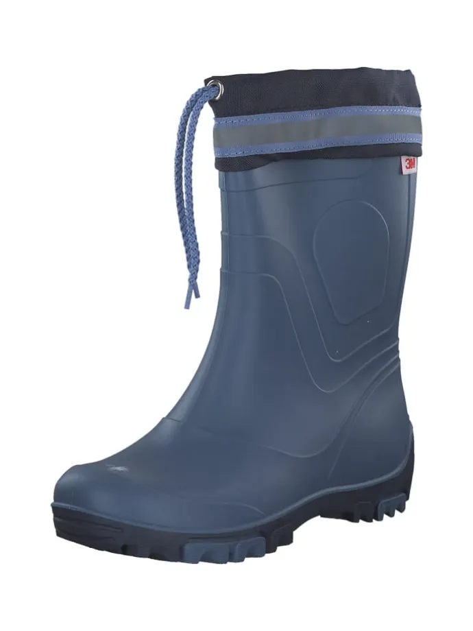 Gummistiefel in stahlblau