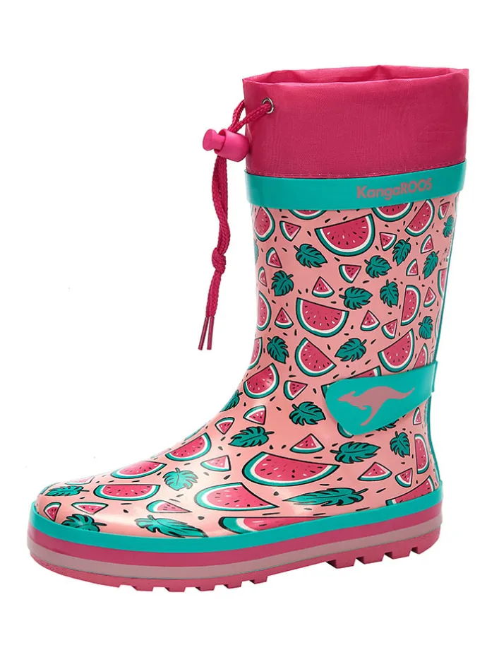Gummistiefel "K-Summerrain" in Türkis/ Pink