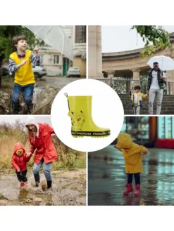 Gummistiefel mit Pokémon Motiv, in Gelb, mit Piikachu