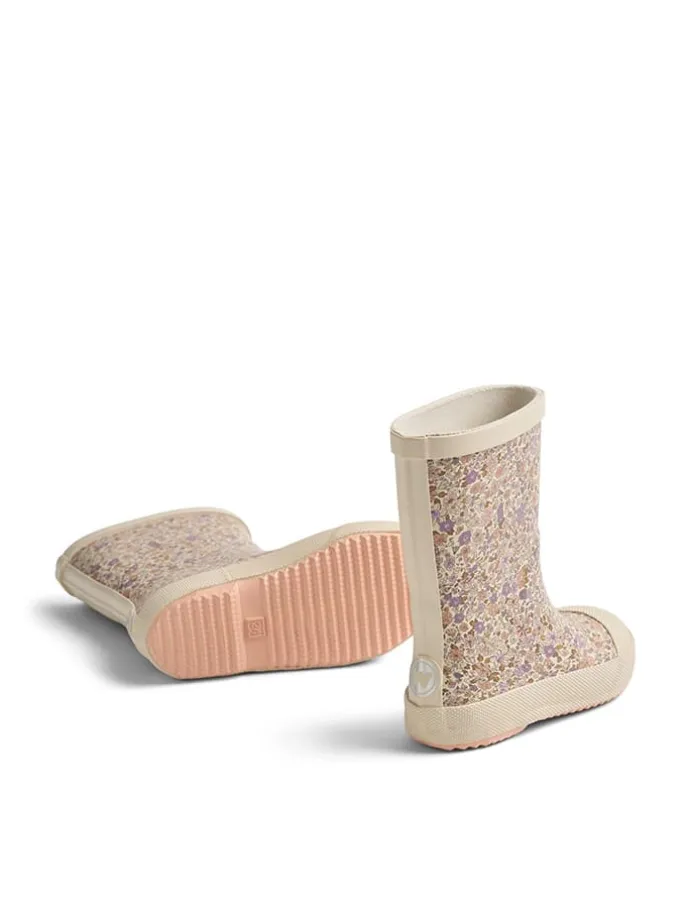 Gummistiefel "Muddy" in Creme/ Bunt