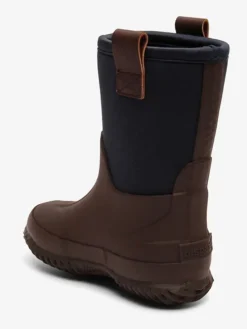 Gummistiefel "Neo" in Braun/ Schwarz