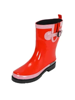 Gummistiefel Ocean Pure Halbschaft in rot