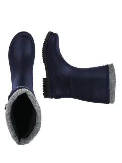 Gummistiefel Pfütze-W in dunkelblau/schwarz