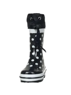 Gummistiefel Punkte in Marine