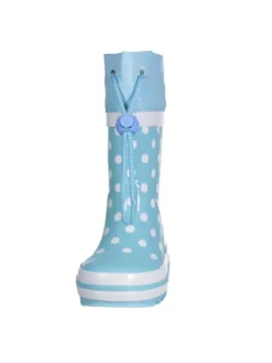 Gummistiefel Punkte in Türkis