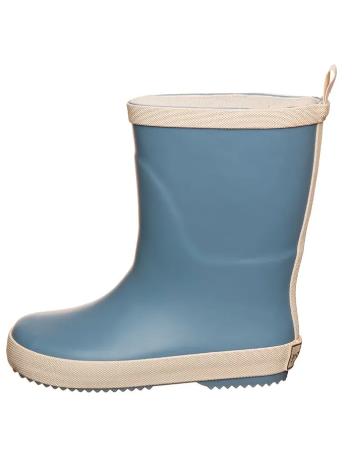 Gummistiefel "Solid" in Hellblau/ Beige