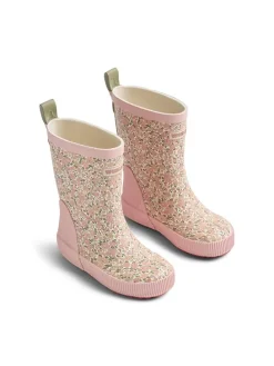 Gummistiefel "Welly" in Rosa/ Grün