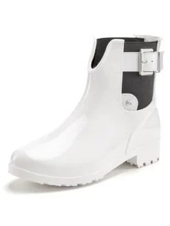 Gummistiefelette in grau