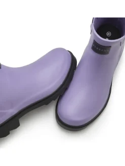 Gummistiefelette in lila