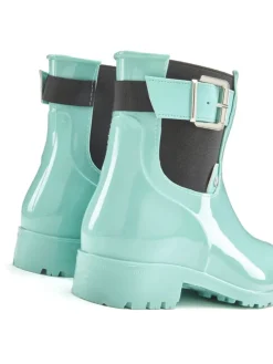 Gummistiefelette in türkis