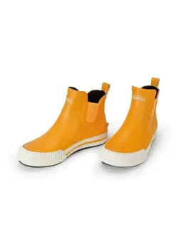 Gummistiefelette Short Story in Gelb/Weiß