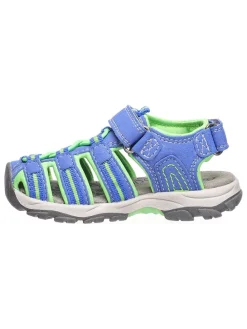 Halbsandalen "Bobby" in Blau/ Grün