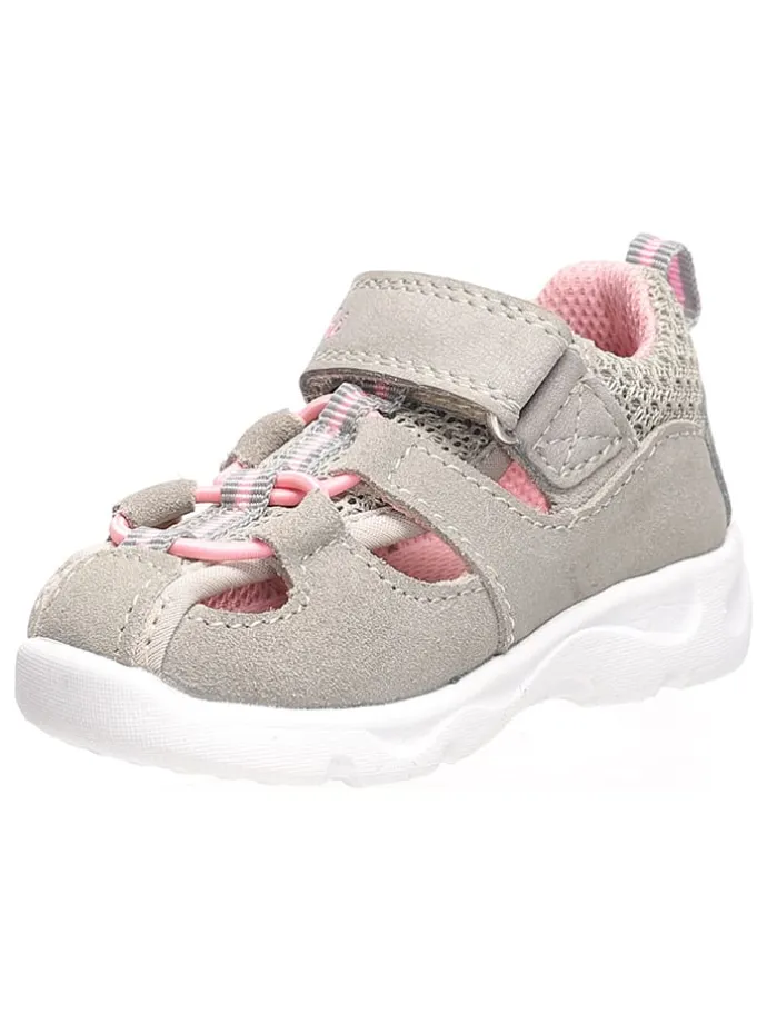 Halbsandalen "Bort" in Grau/ Rosa