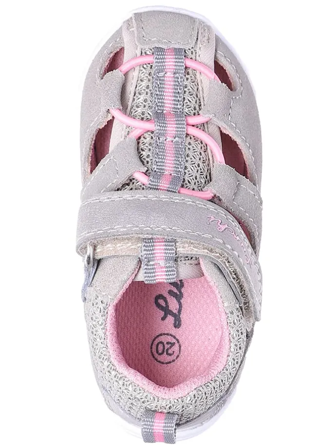 Halbsandalen "Bort" in Grau/ Rosa