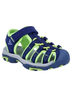 Halbsandalen "Boulder" in Blau/ Grün