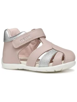 Halbsandalen "Elthan" in Rosa/ Silber