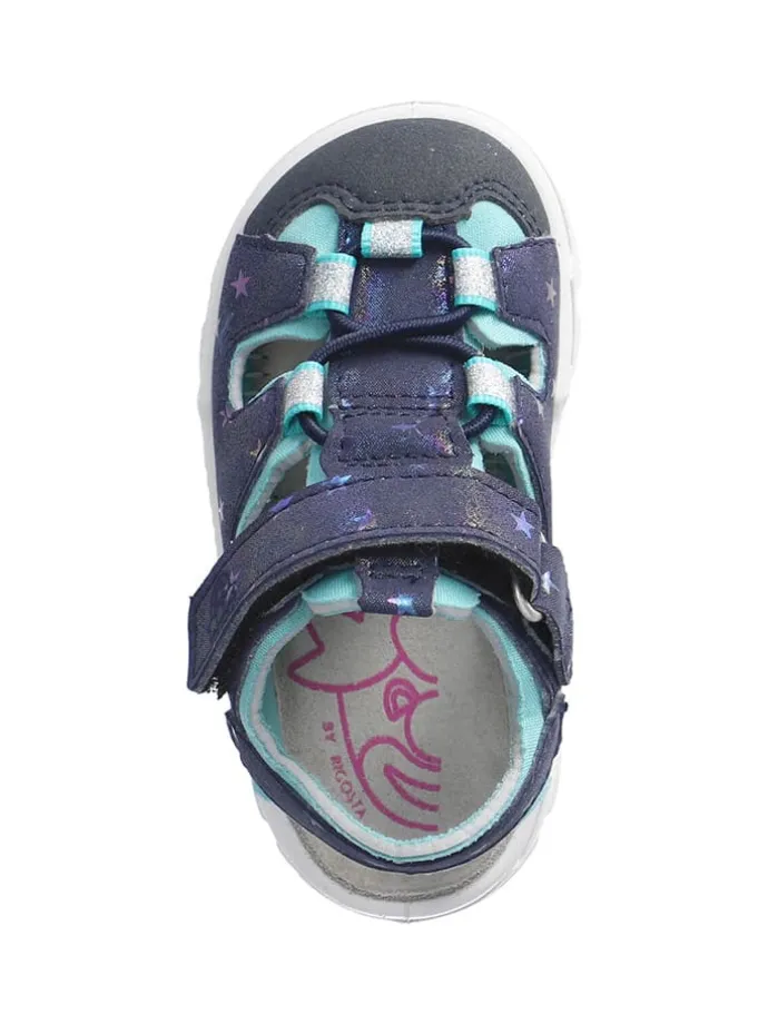 Halbsandalen "Gery" in Dunkelblau