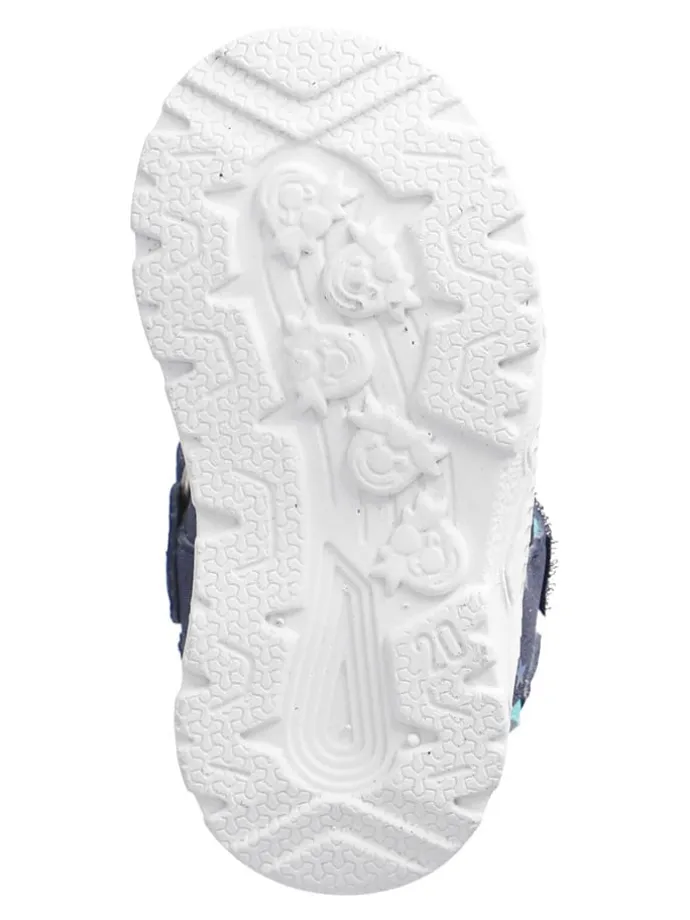 Halbsandalen "Gery" in Dunkelblau