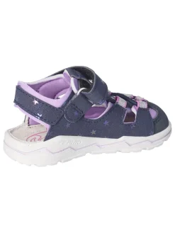 Halbsandalen "Gery" in Grau/ Lila