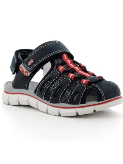 Halbsandalen "Gia" in Dunkelblau