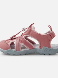 Halbsandalen "Hiekalla" in Rosa/ Hellblau