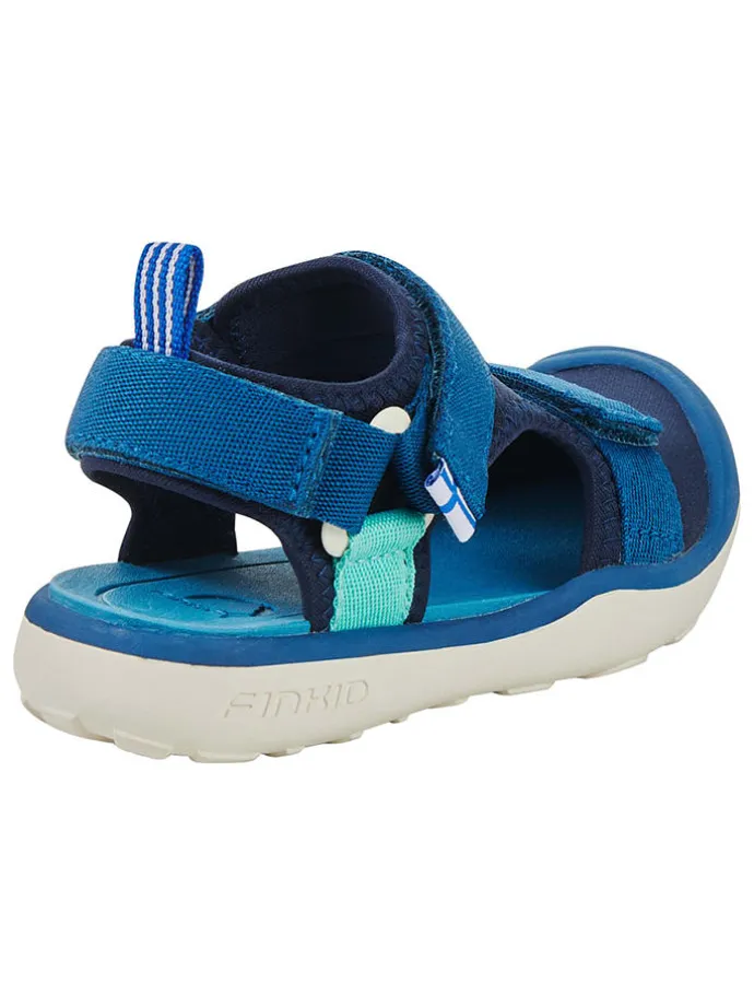 Halbsandalen "Hiekka" in Blau