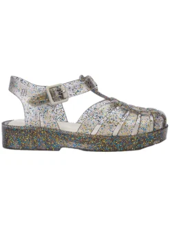 Halbsandalen in Beige