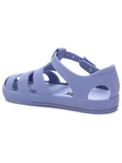 Halbsandalen in Blau