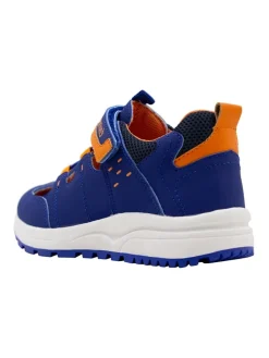 Halbsandalen in Blau