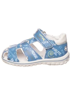 Halbsandalen in Blau