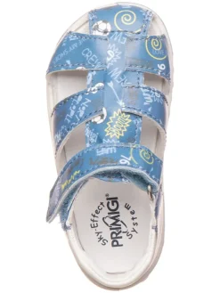 Halbsandalen in Blau