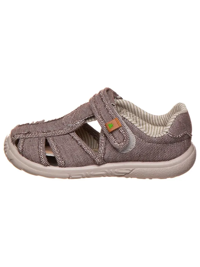 Halbsandalen in Braun