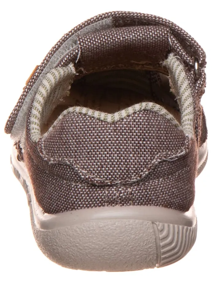 Halbsandalen in Braun