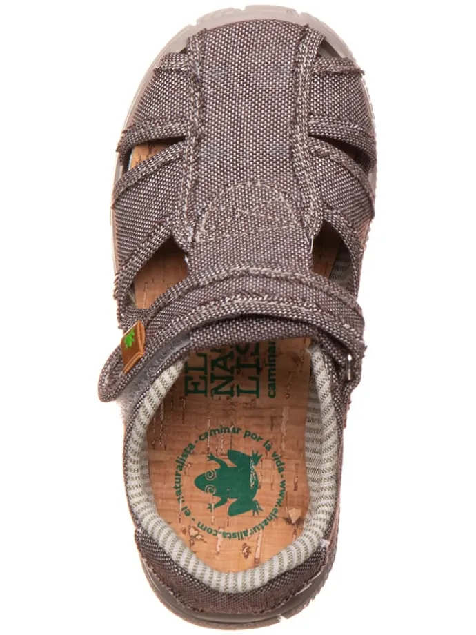 Halbsandalen in Braun