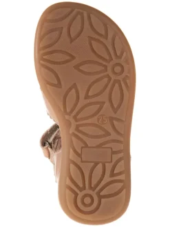 Halbsandalen in Gold