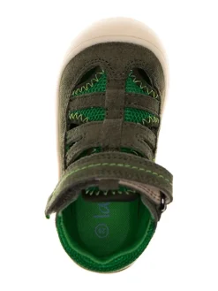 Halbsandalen in Grün