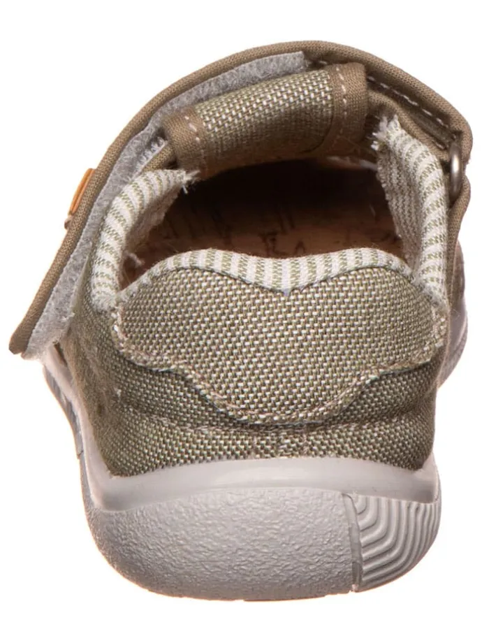 Halbsandalen in Hellbraun