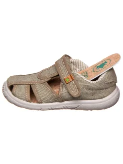 Halbsandalen in Hellbraun