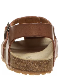 Halbsandalen in Hellbraun